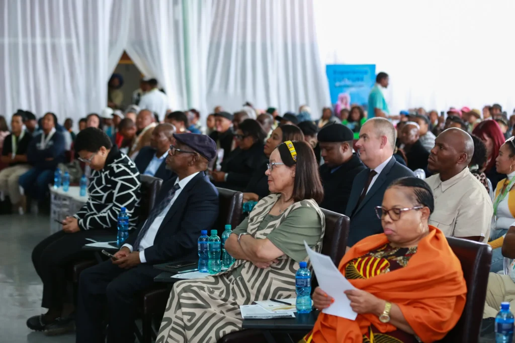 A presentation by the Unique Communications group to an assembly of various executives and ministers.