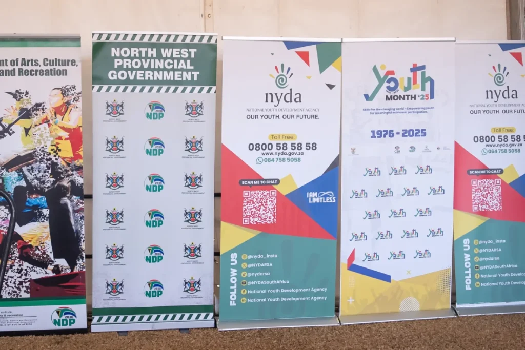 NYDA booth shocase banners